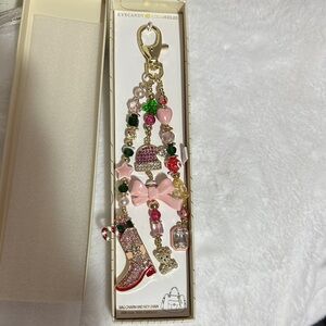 Eye candy cowgirl boots and bow bag charm and key chain